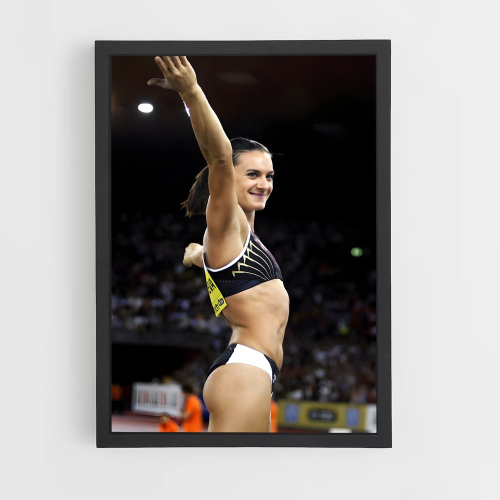 Poster Yelena isinbayeva – affiche Athlétisme (vue 2)